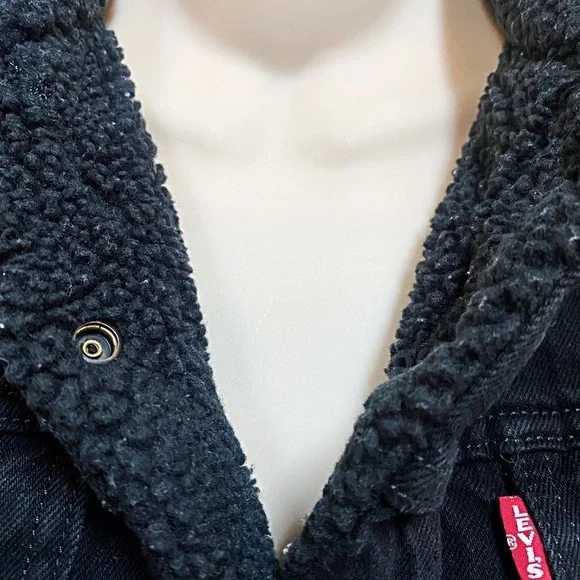 Levi Strauss Original Sherpa Jacket - Ultra Black... - Picture 4 of 7